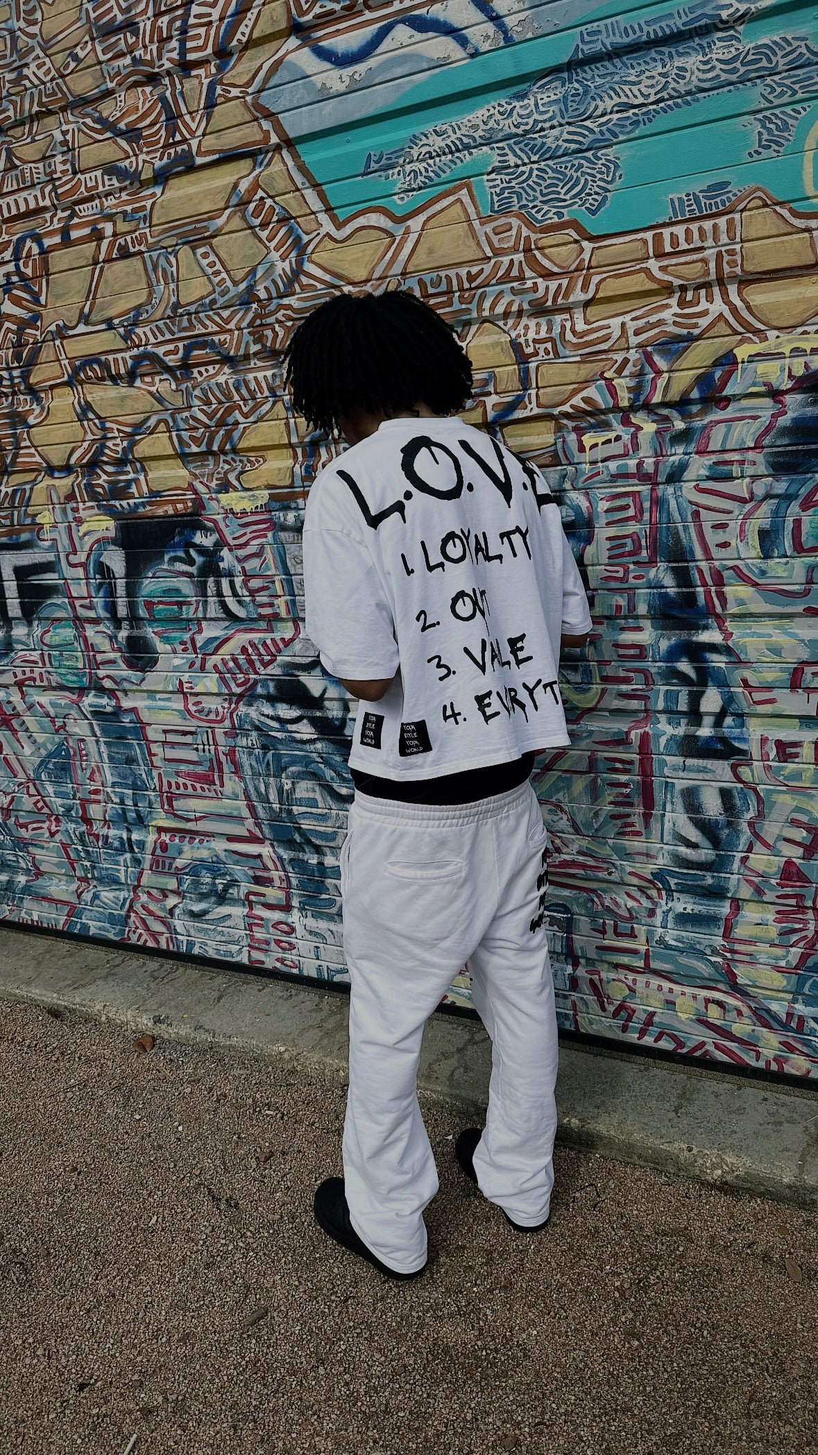 VOIDSTXR SWEATPANTS (WHITE)