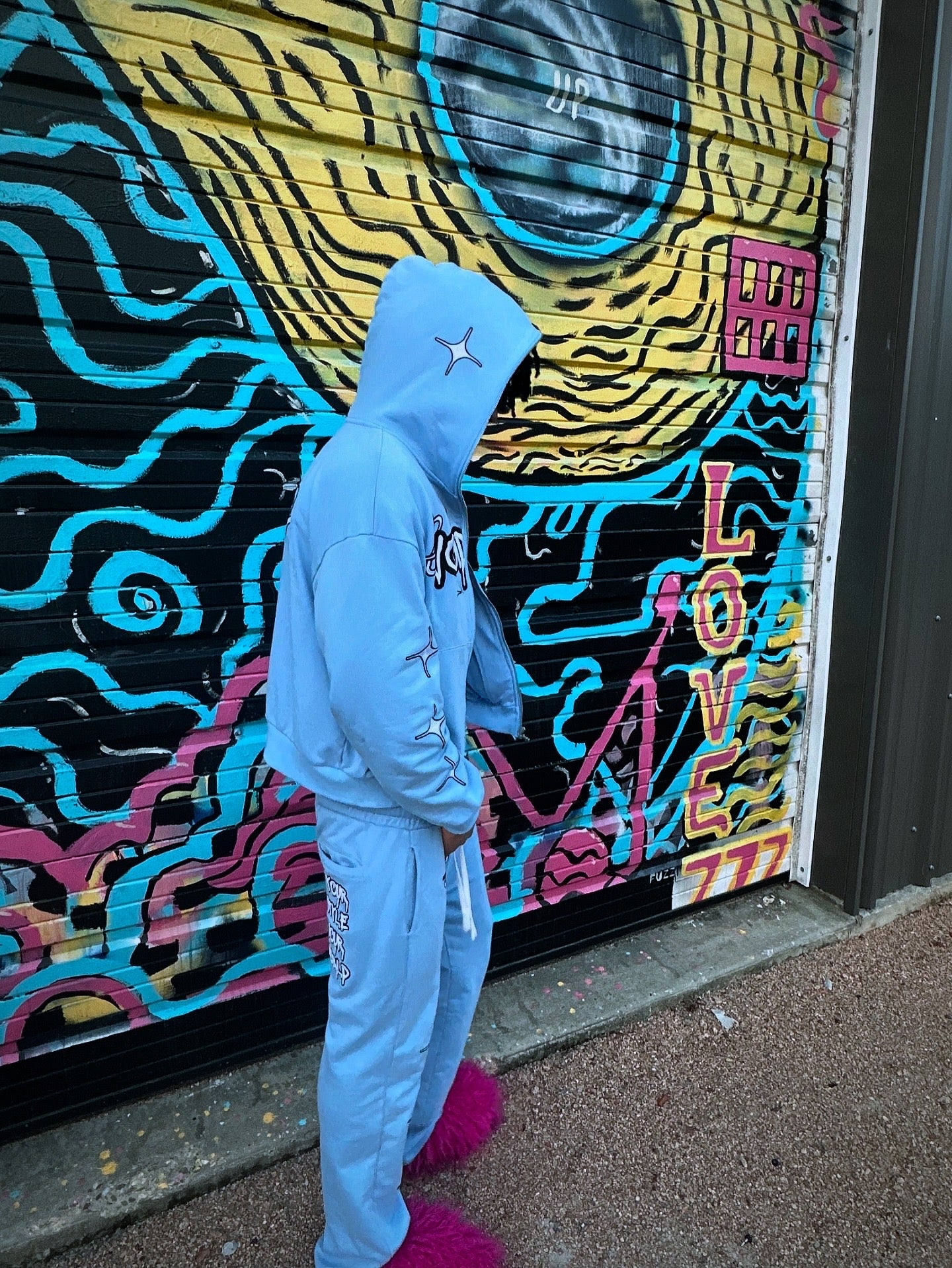 VOIDSTXR SWEATPANTS (BLUE)