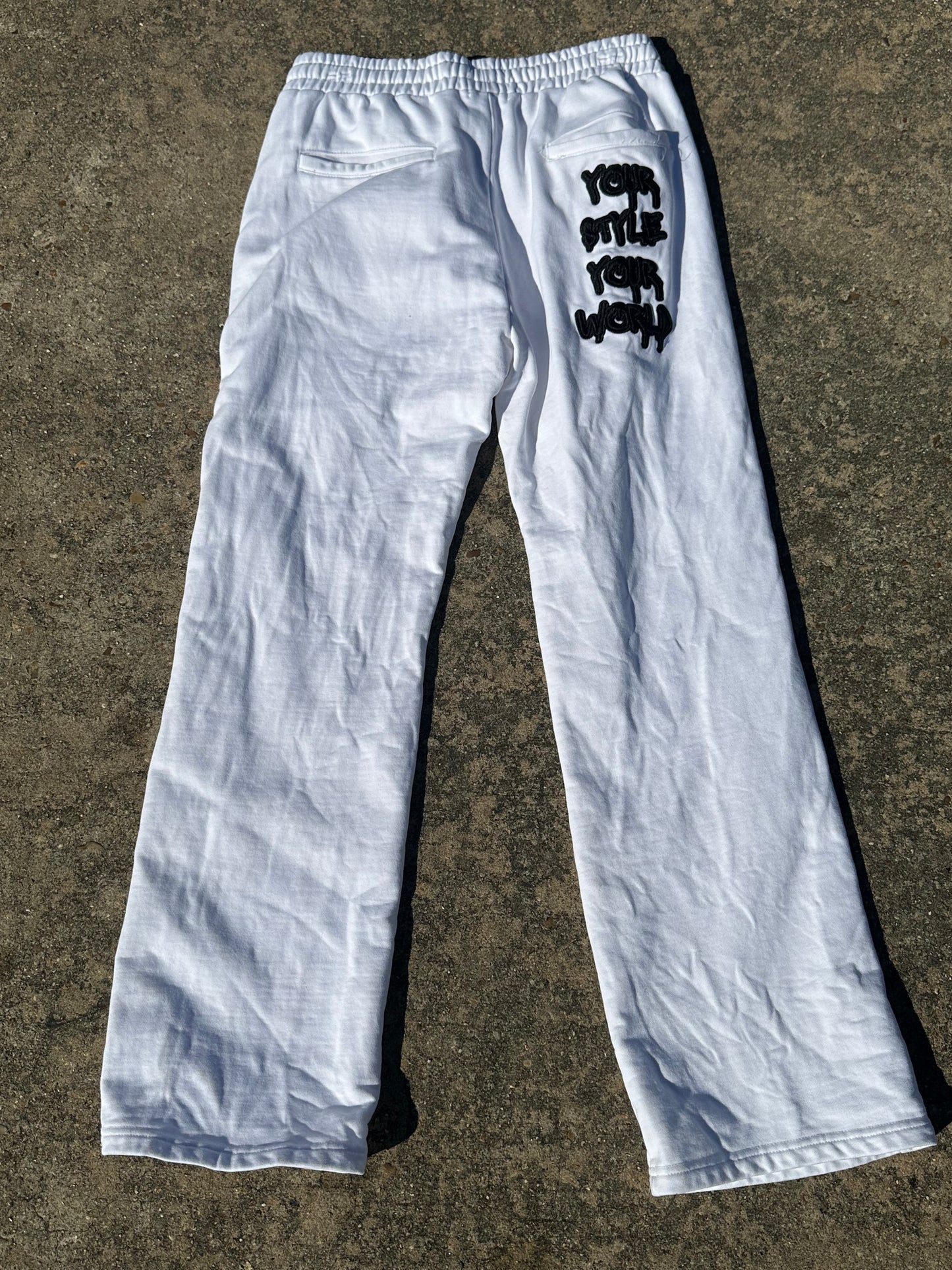 VOIDSTXR SWEATPANTS (WHITE)