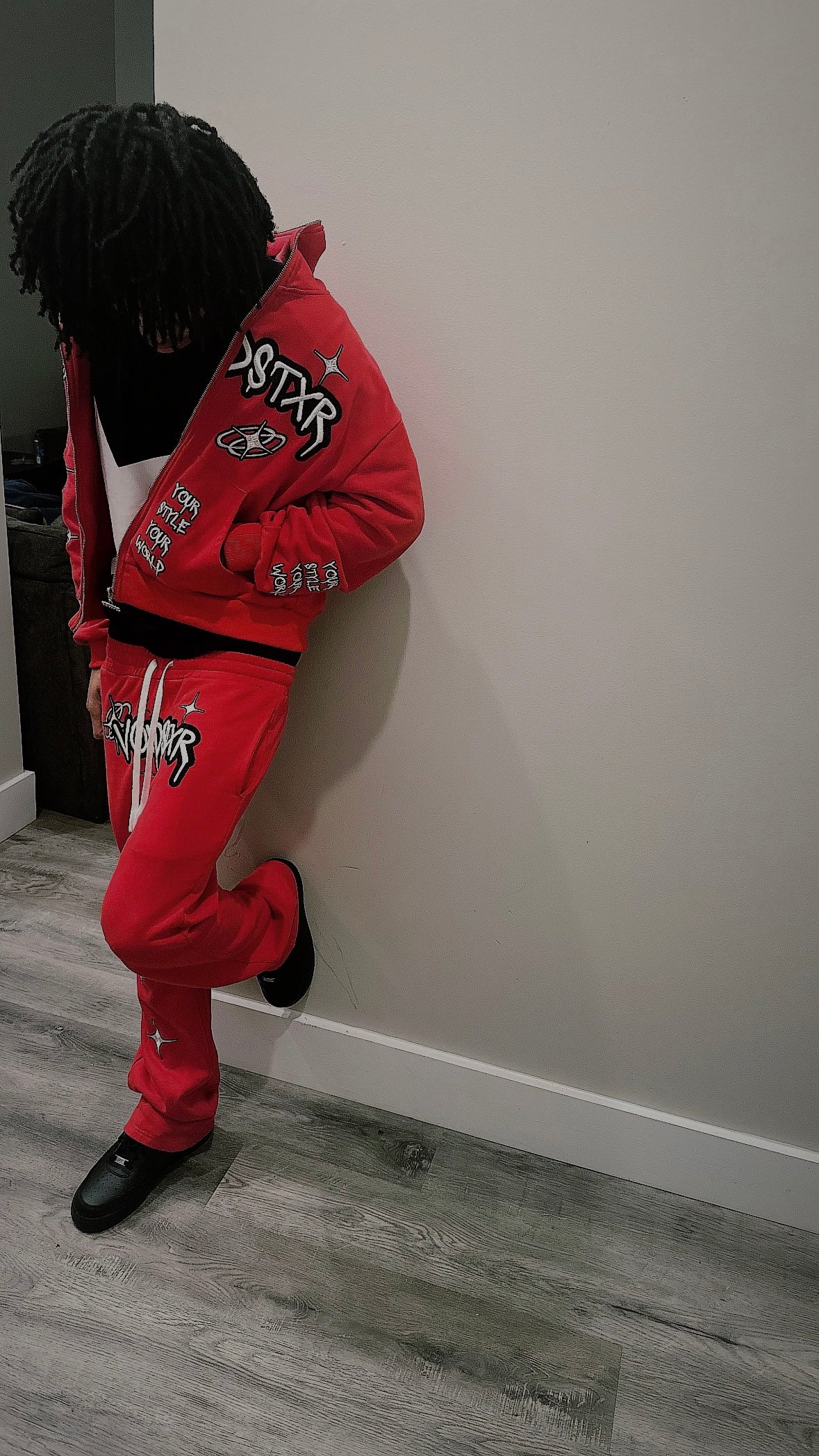 VOIDSTXR SWEATPANTS (RED)