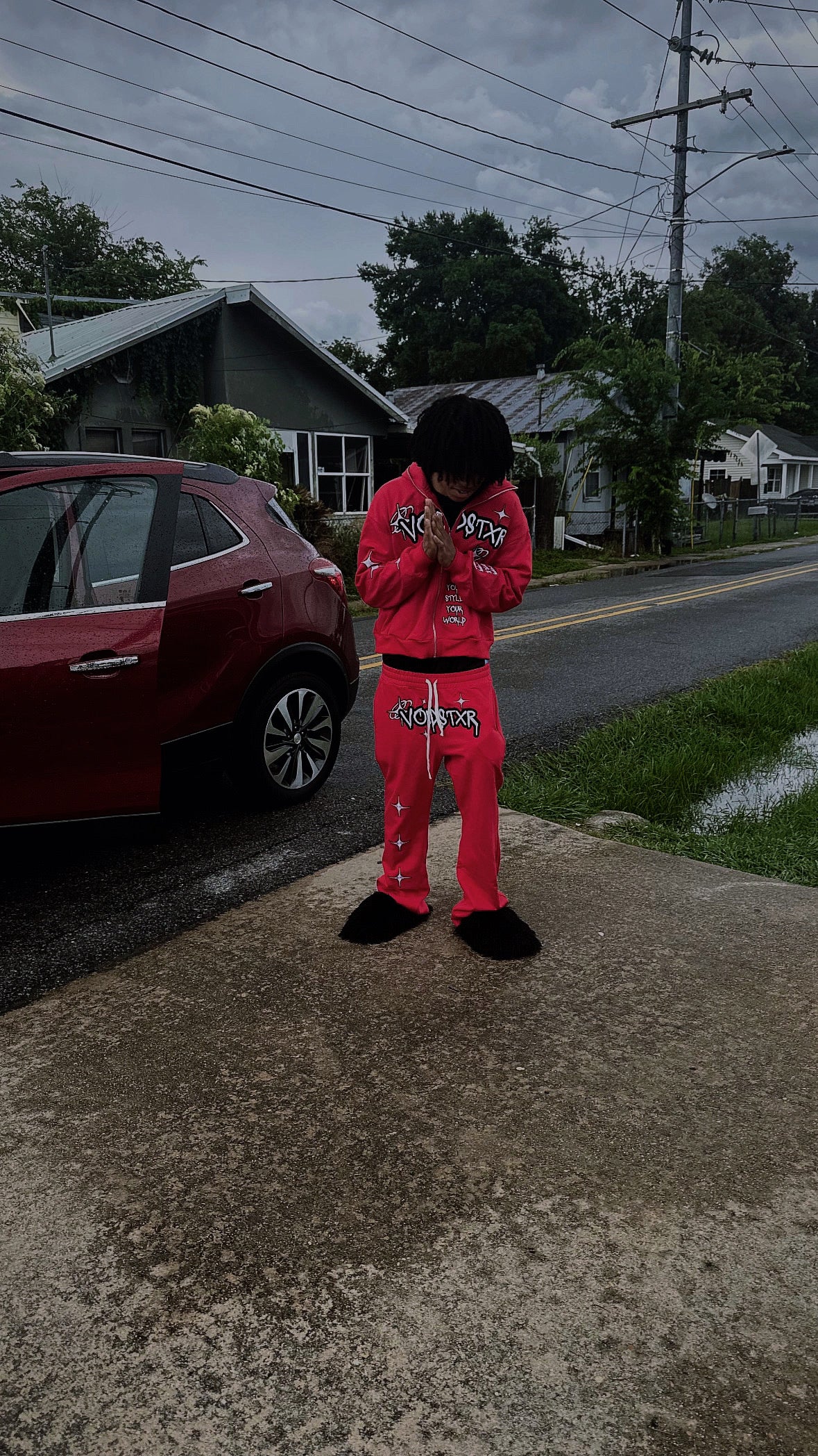 VOIDSTXR SWEATPANTS (RED)
