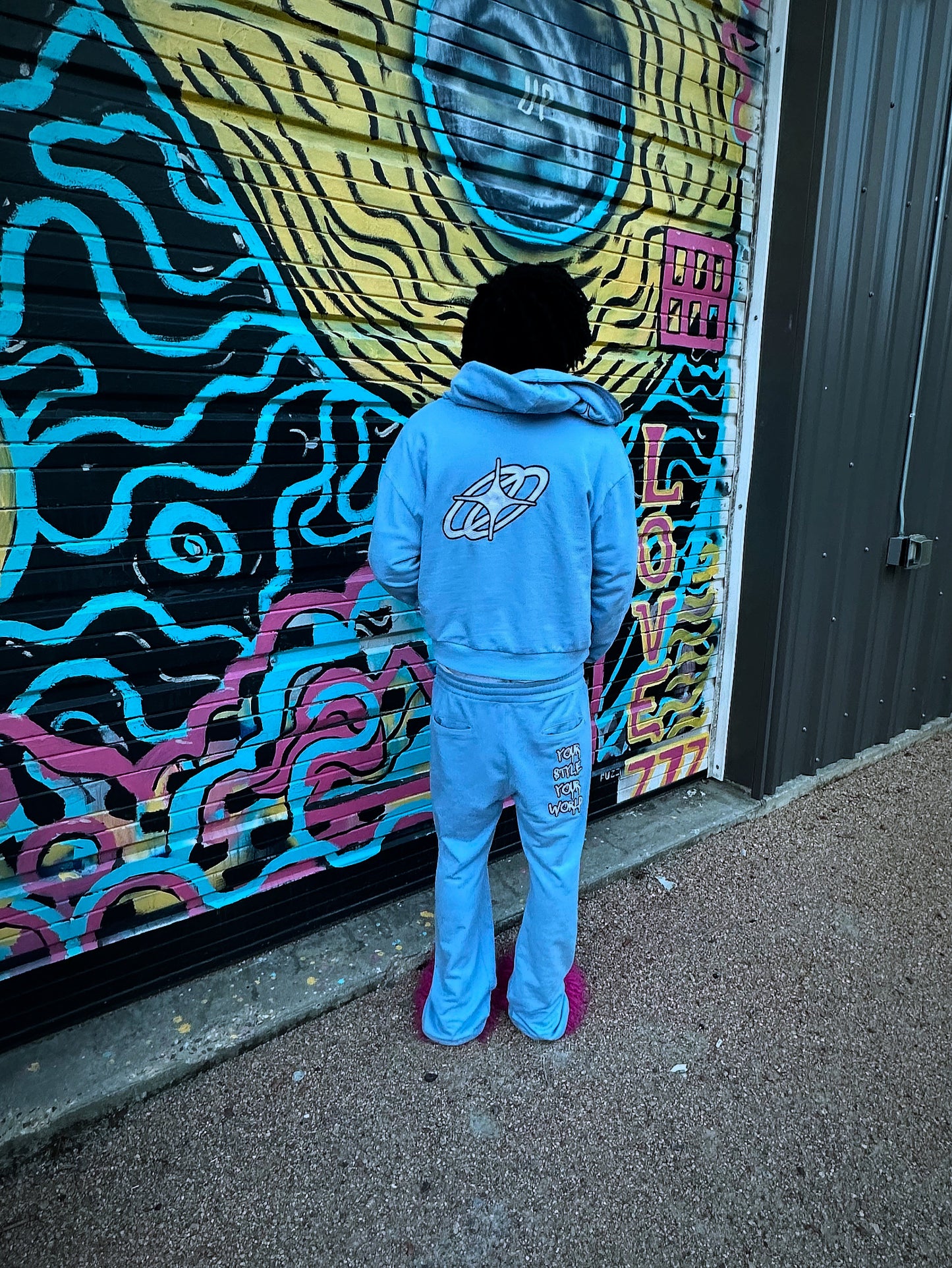 VOIDSTXR SWEATPANTS (BLUE)