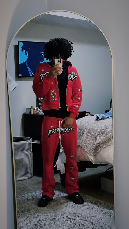 VOIDSTXR SWEATPANTS (RED)