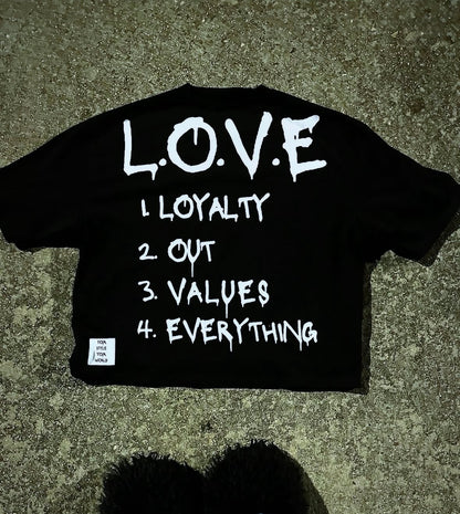 VOIDSTXR “L.O.V.E” SHIRT (BLACK)
