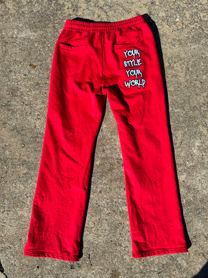 VOIDSTXR SWEATPANTS (RED)